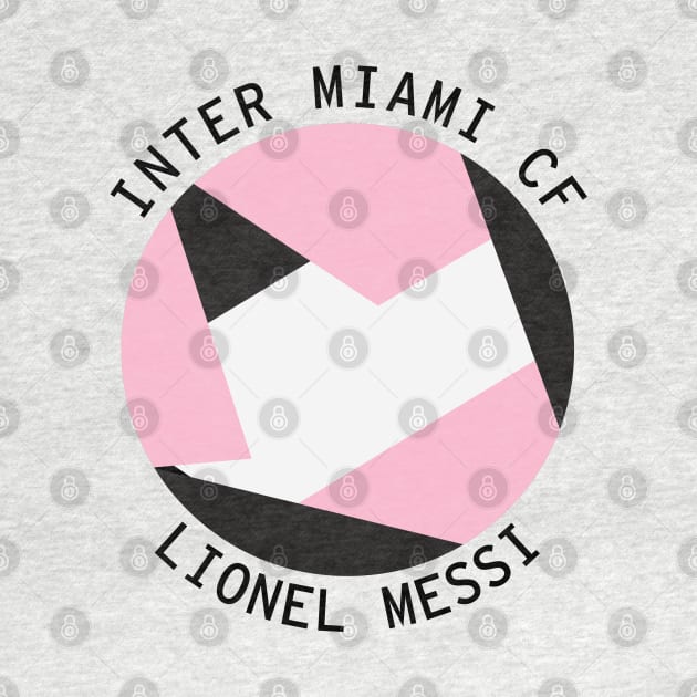 Lionel Messi Miami Soccer Ball by Designedby-E